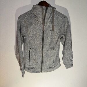 Avalanche Women’s Heather Gray Full Zip Fleece Jacket Size Small